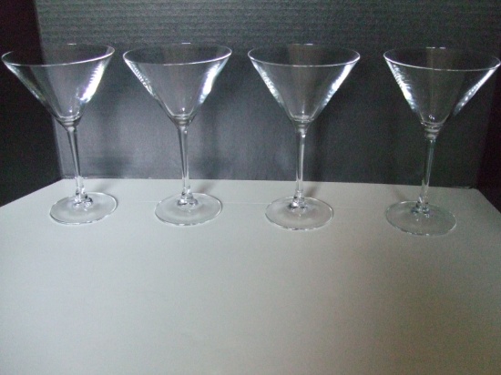 Set of 4 Large Martini Glasses