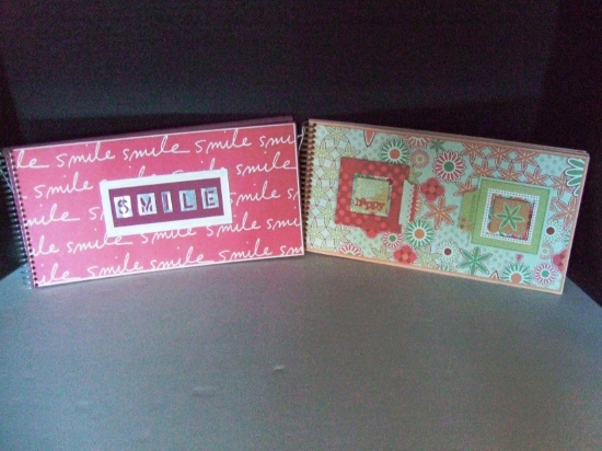 2 Handmade Photo Albums/Scrapbooks - Ready For Your Pictures.