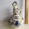 Vintage Erven Lucas Bols Delft Pottery Pitcher with Stopper & Cork