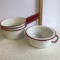 Lot of Vintage Enamelware Pots