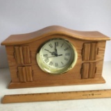 Mr. Christmas Animated Oak Symphony Musical Clock - Works