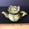 Small Ceramic Cabbage Teapot Trinket