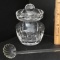 Waterford Crystal Jelly Jar with Shell Shaped Spoon