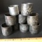 Lot of Vintage Silver Plated Etched Napkin Holders