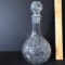 Tall Crystal Decanter with Stopper