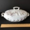 Vintage Floral Soup Tureen Signed LS&S Carlsbad Austria