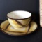 Organdie Vernonware Hand Painted Cup & Saucer