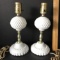Pair of Vintage Hobnail Table Lamps