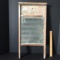 Antique Wood & Glass Washboard