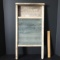 Antique Wood & Glass Advertisement Washboard “Economy Glass Manufactured by Canadian Woodenware”