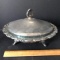 Vintage Silver Plated Oneida Lidded & Footed Serving Dish
