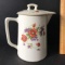 Vintage Canonsburg Pottery Co. Floral Teapot - Made in USA