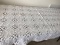 Hand Crocheted Vintage Small Table Cloth