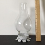 Candle Holder with Floral Base