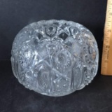 Vintage Pressed Glass Rose Bowl