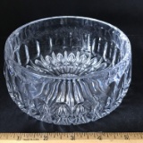 Lead Crystal Bowl with Thumbprint Design