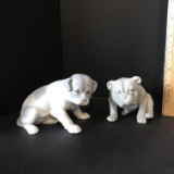 Pair of Porcelain Dog Figurines