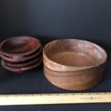 Lot of Vintage Wooden Bowls