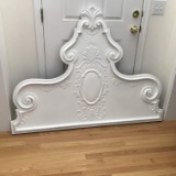 White Vintage Head Board Wall Hanging