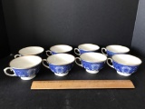 Set of 8 Ivory Lambert’s Teacups