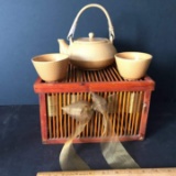 Tea Set in Slotted Box