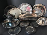 Large Lot of Silver Plated Items