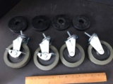 Lot of Large Casters