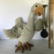 Adorable Goose Decorative Statue with Horn