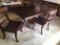 Vintage Duncan Phyfe Style Dining Table & 4 Chairs