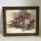 Framed Fisherman’s Supply Dock & Boat Picture