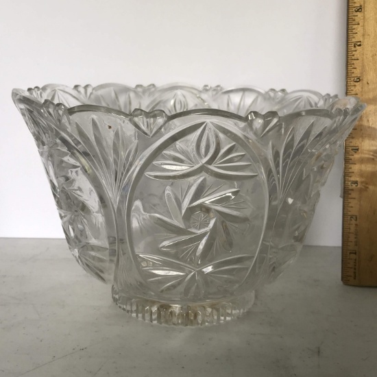 Vintage Pressed Glass Bowl