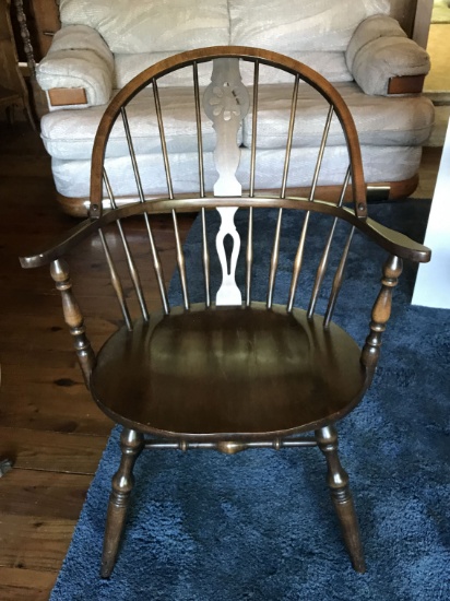 Vintage Sack Back Windsor Armchair