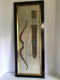 Tall Framed Print of Bow & Arrows