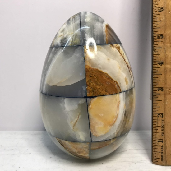 Awesome Marble Onyx Egg - Made in Pakistan