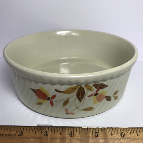 Jewel Tea Autumn Leaf Hall’s Superior French Baker Casserole Dish