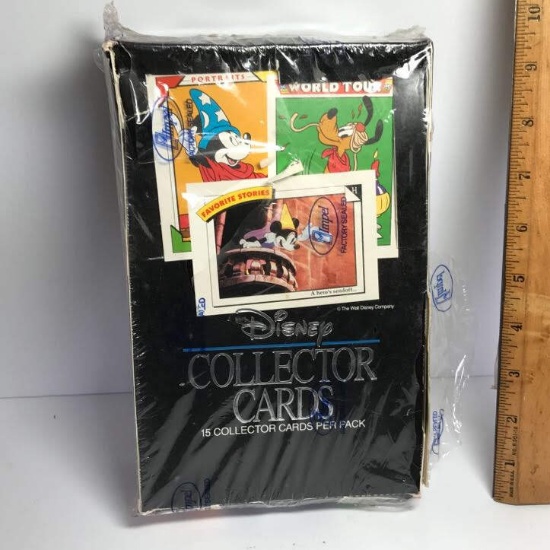 1991 Disney Collector Cards in Case -15 Cards Per Pack