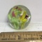 Small Glass Floral Paperweight