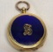 Impressive Antique 18k Yellow Gold Pocket Watch by Chronometre in Beautiful Case