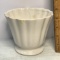 Small White Brush McCoy Pottery Planter