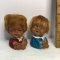 Pair of Vintage Rubber Dolls - Made in Japan