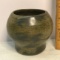 Hand Thrown Pottery Vase Signed S.M. On Bottom