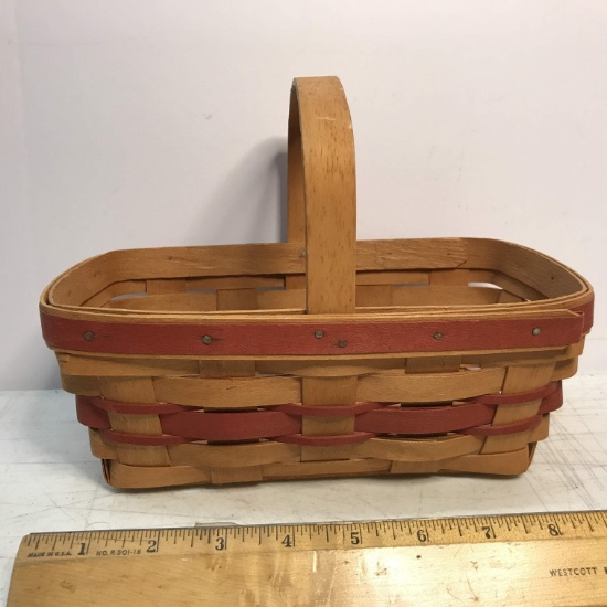 1990 Longaberger Basket Signed on Bottom