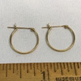 14K Gold Hoop Earrings