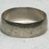 Vintage Sterling Silver Band Size 10