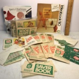 HUGE Lot of S&H Green Stamps, Books & More