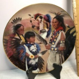 1992 “Ceremonial Dress” From the Proud Indian Families Plate Collections
