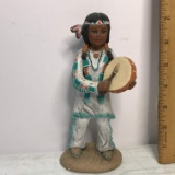 Native American Indian Ceramic Figurine