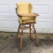 Vintage Wooden High Chair & Potty Chair