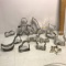 Large Lot of Vintage Cookie Cutters