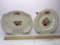 Pair of Formalities by Baum Brothers Rose Decorative Plates